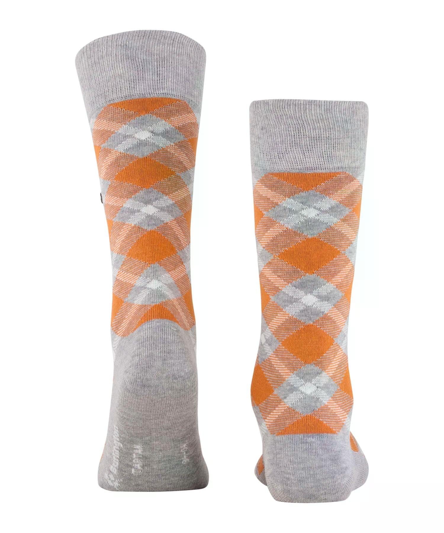 burlington-tartan-chaussettes-homme-gris-light-heather-3223-40-46 image 2