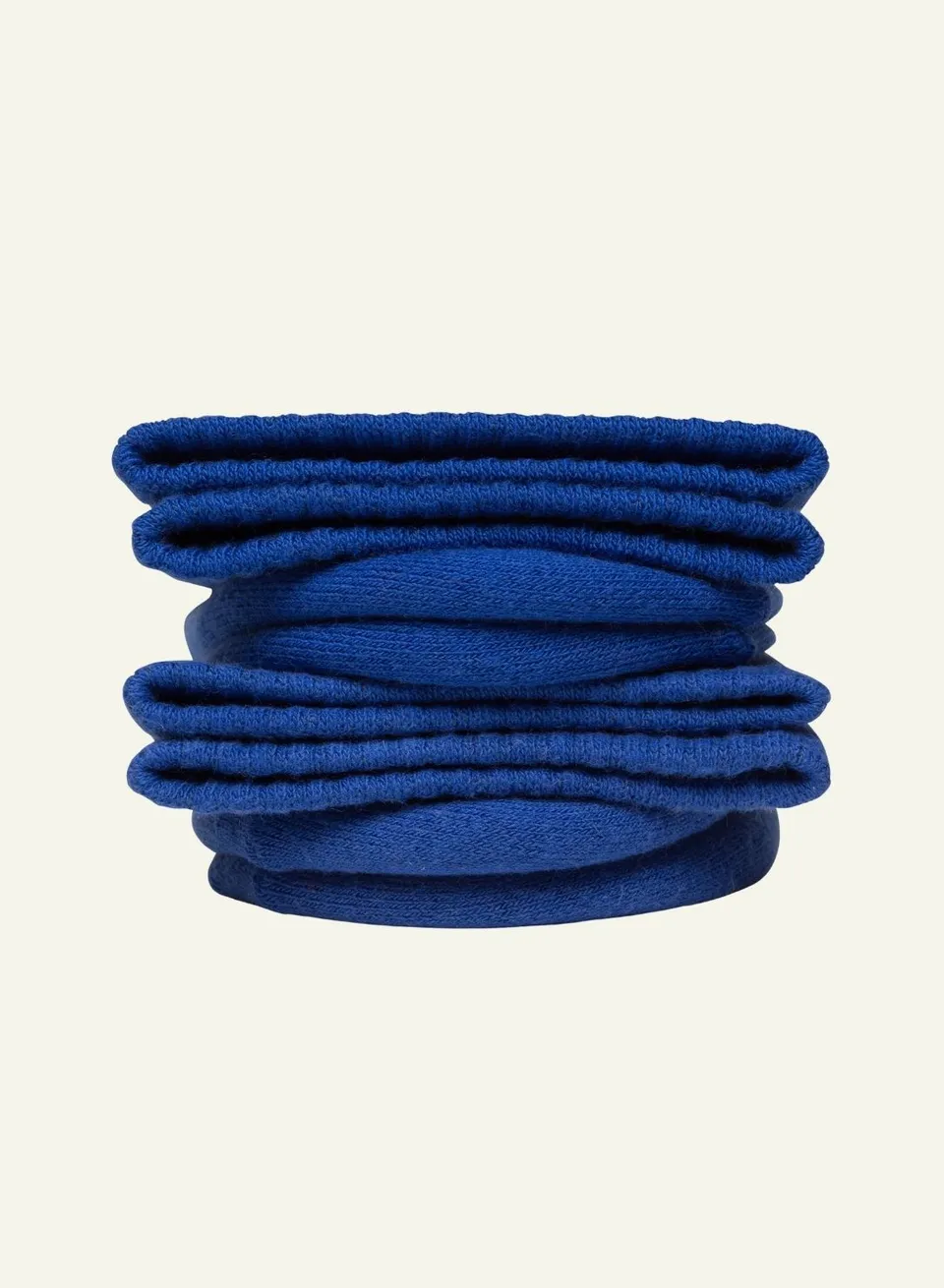archiduchesse-bouclette-bleu-monochrome-chaussettes-hiver-unisexe image 1