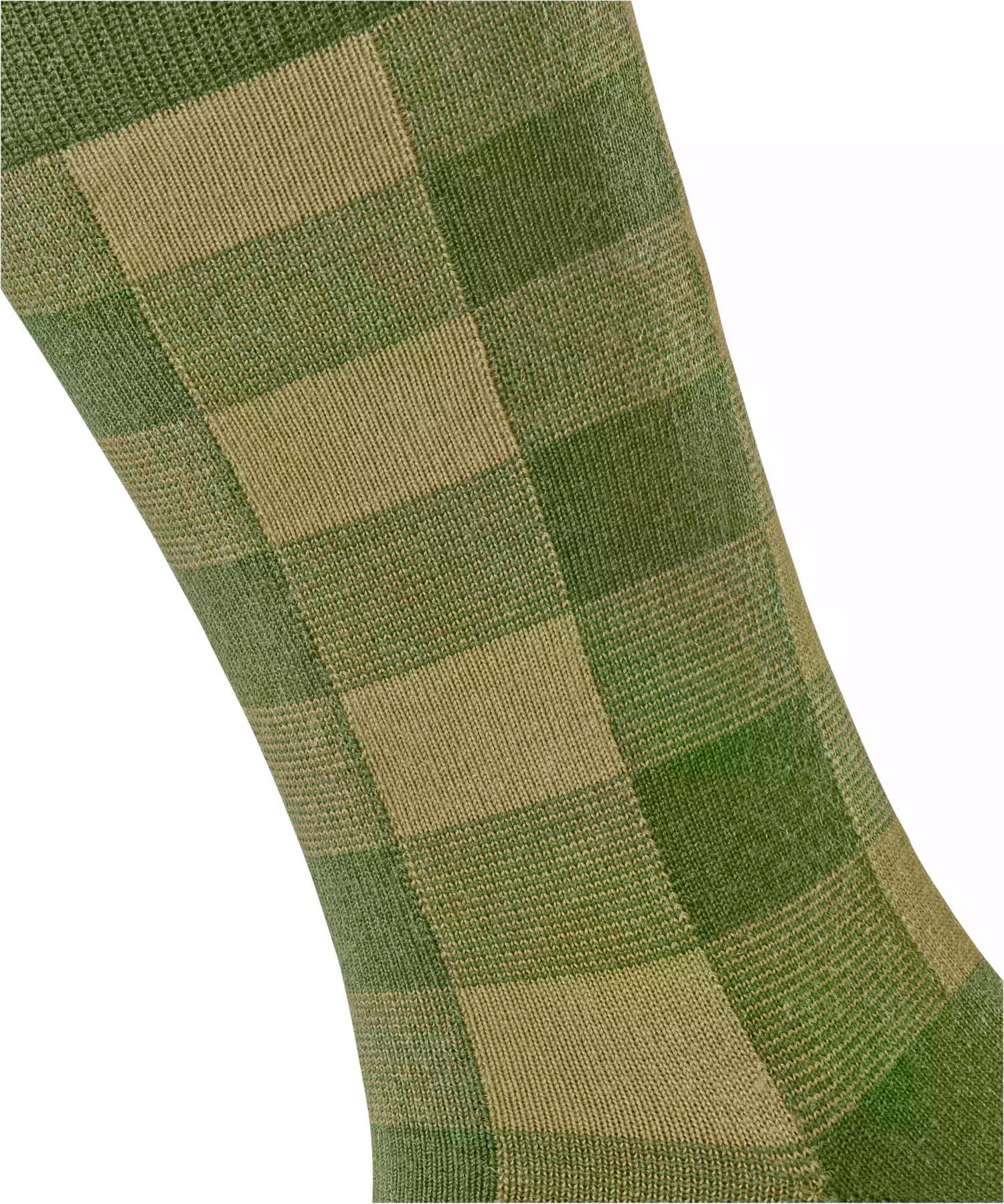 burlington-buffalo-check-chaussettes-homme-vert-cactus-7684-40-46 image 3