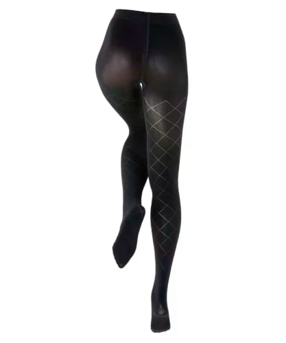 burlington-check-couture-collants-femme-opaque-argyle-noir-40-42 image 6
