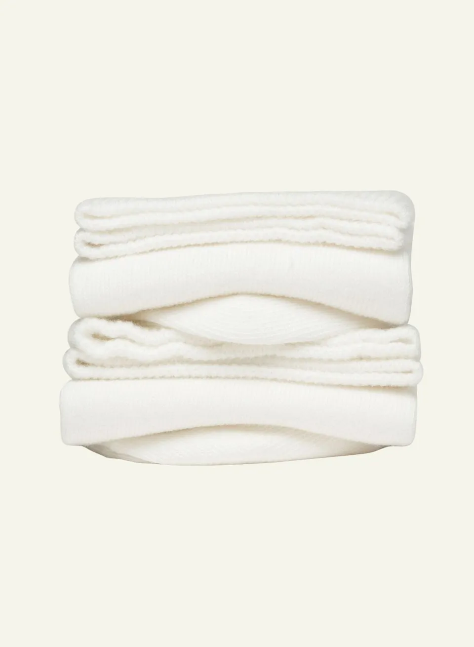 archiduchesse-blanc-mouton-chaussettes-de-ville-unisexe-mi-mollet image 1