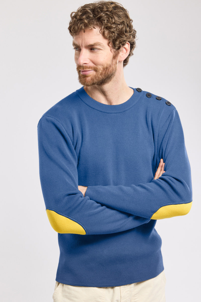 armor-lux-pull-marin-homme-deauville-coton-coudi-res image 1