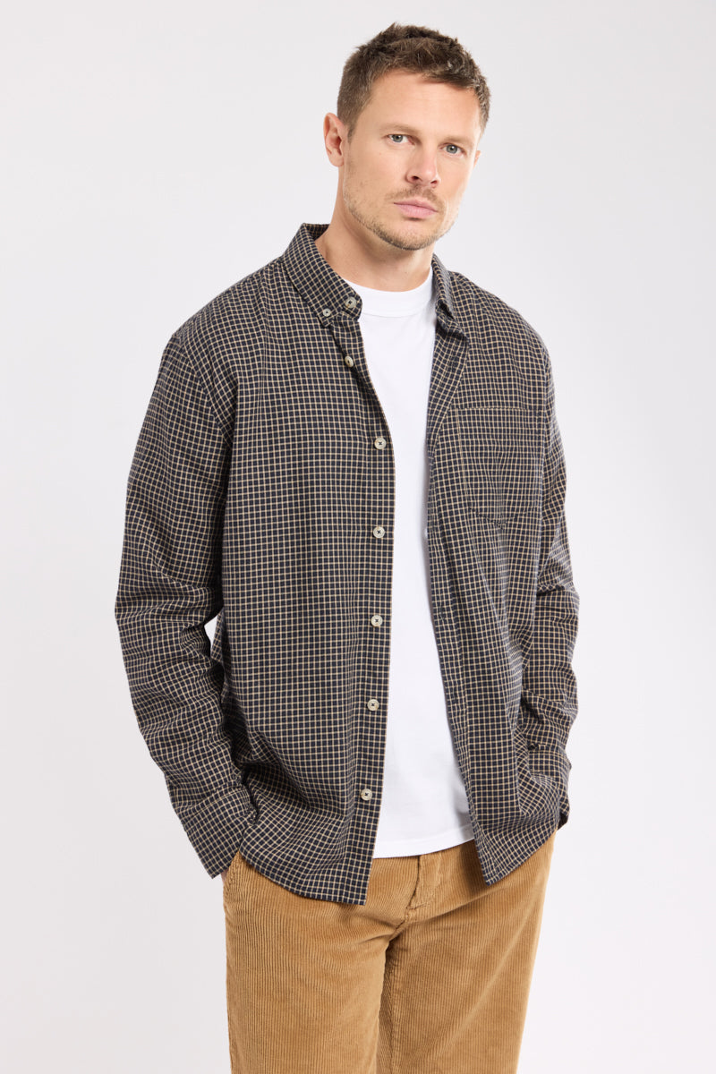 armor-lux-chemise-heritage-coupe-droite-flanelle-coton-carreaux-homme image 1