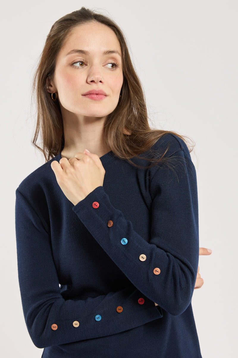 armor-lux-robe-deauville-femme-laine-manches-longues image 2