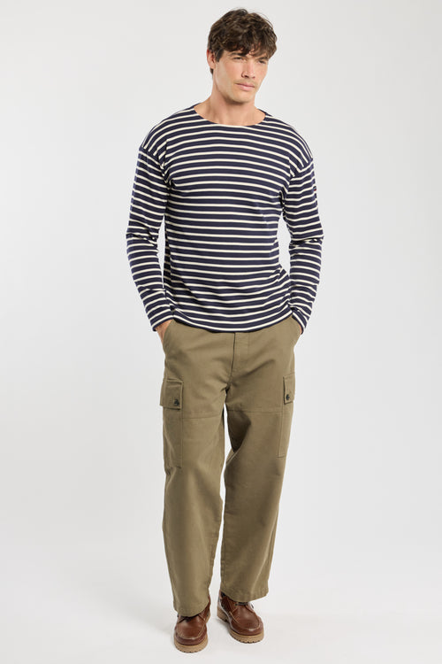 armor-lux-loctudy-marini-re-homme-manches-longues-coton-pais image 4
