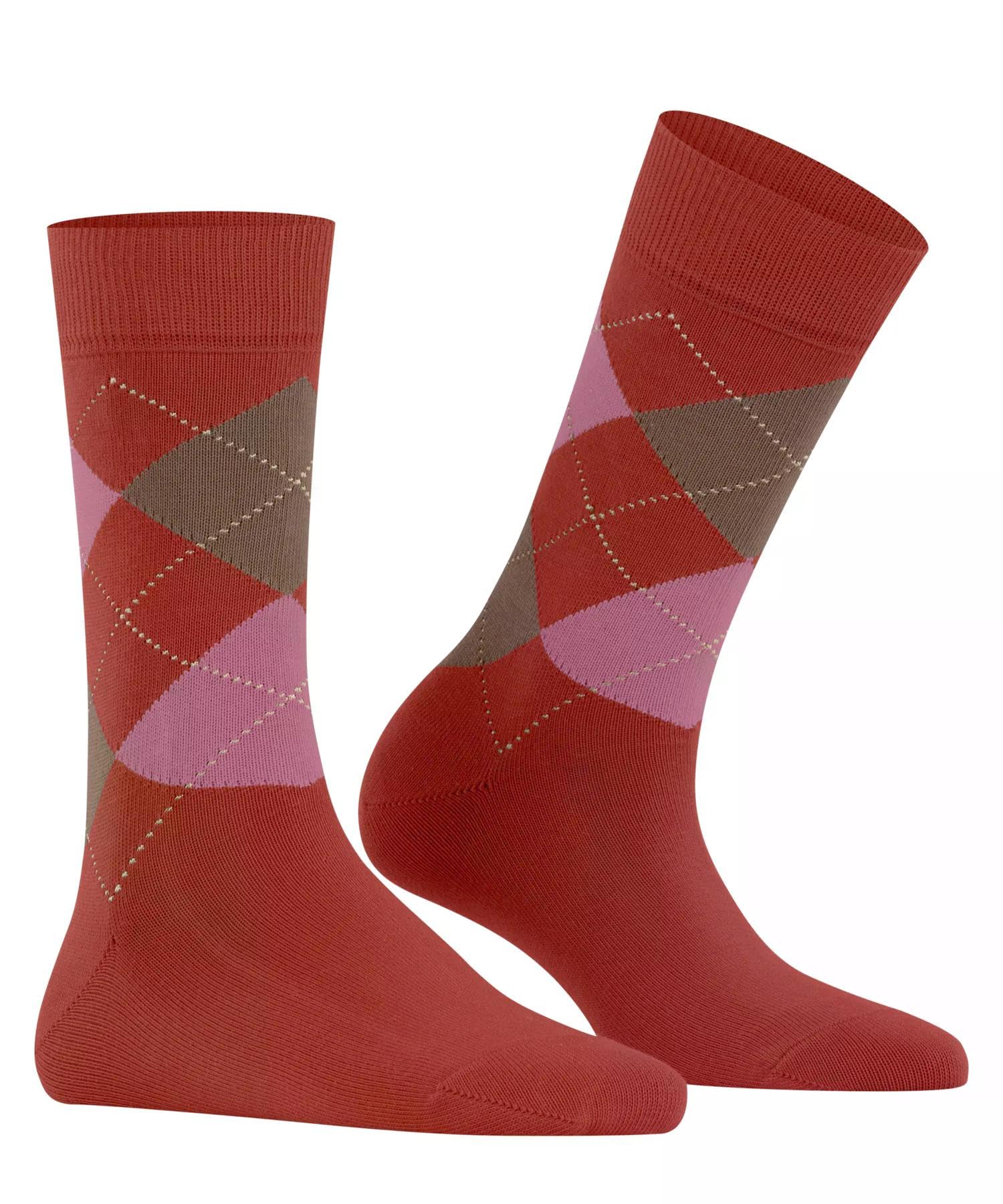 burlington-queen-chaussettes-femme-coton-rouge-rust-8404-36-41 image 4