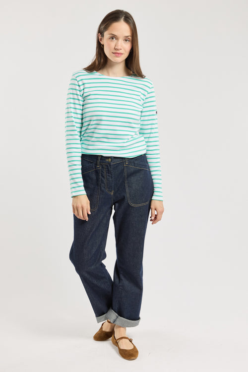 armor-lux-lesconil-marini-re-femme-manches-longues-coton-pais-7 image 4