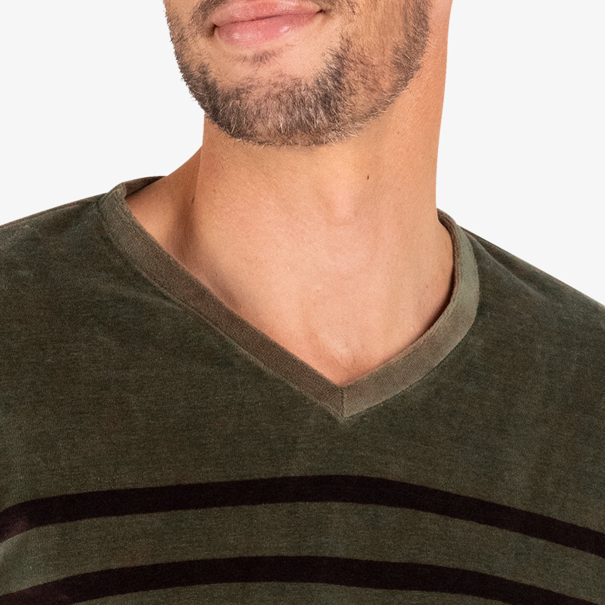 eminence-velours-pyjama-long-homme-col-v image 2