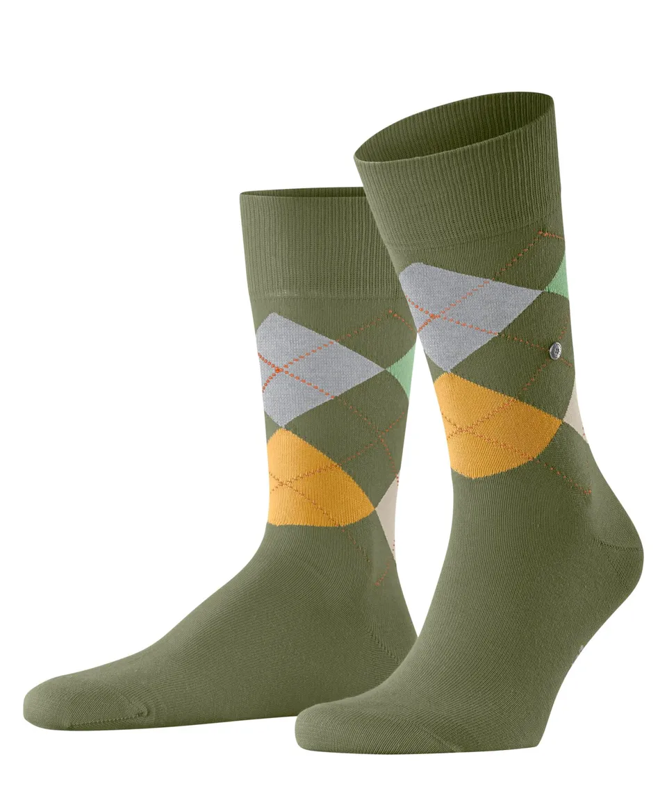 burlington-king-chaussettes-homme-vert-lime-green-7473-40-46-1-paire image 1