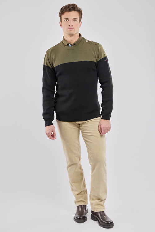 armor-lux-pull-marin-bicolore-homme-50-laine-50-acrylique image 4