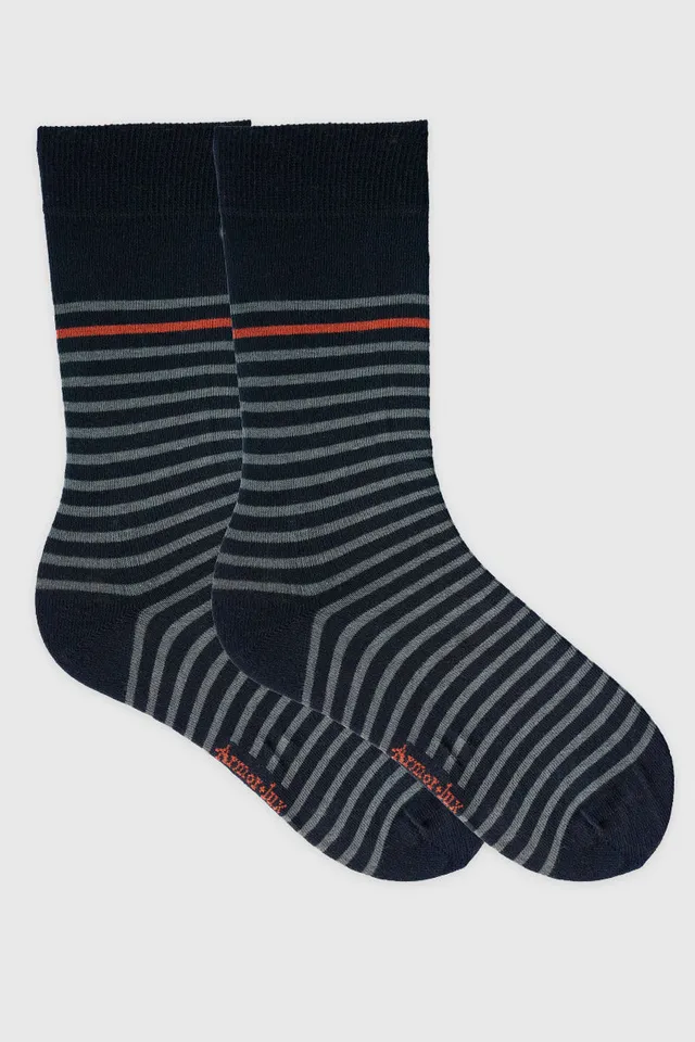armor-lux-chaussettes-ray-es-coton-taille-39-46 image 1