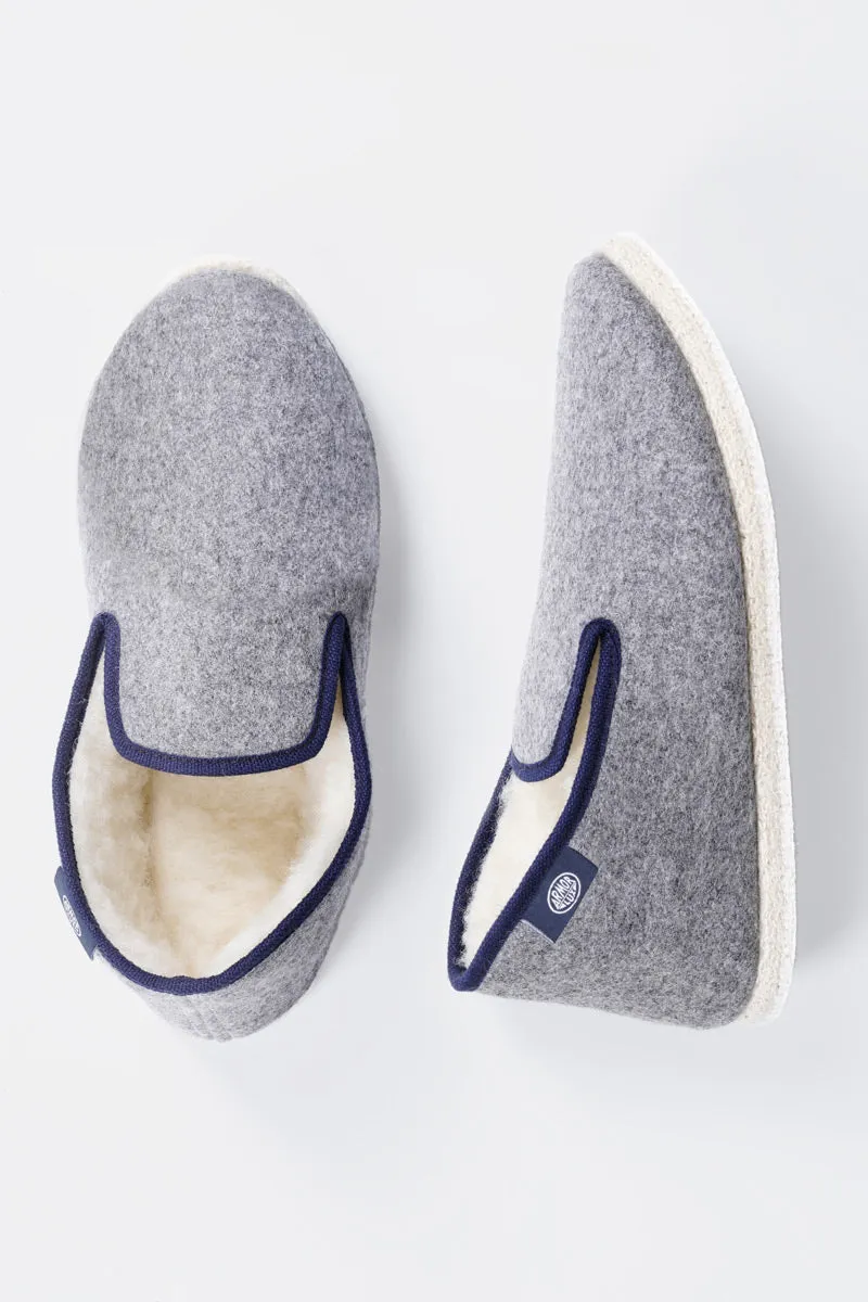 armor-lux-chaussons-unis-laine-44-46-drap-de-laine image 1