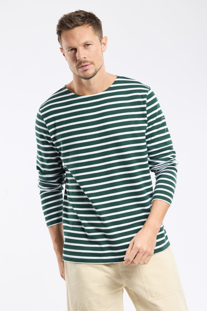 armor-lux-marini-re-homme-manches-longues-coton-pais-col-bateau-8 image 1