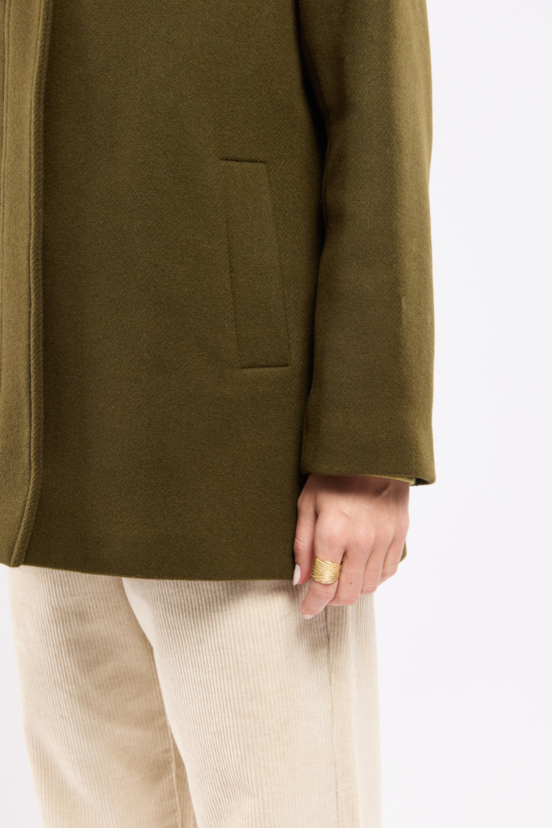 armor-lux-h-ritage-duffle-coat-femme-drap-laine-vert-for-t-zipp image 4