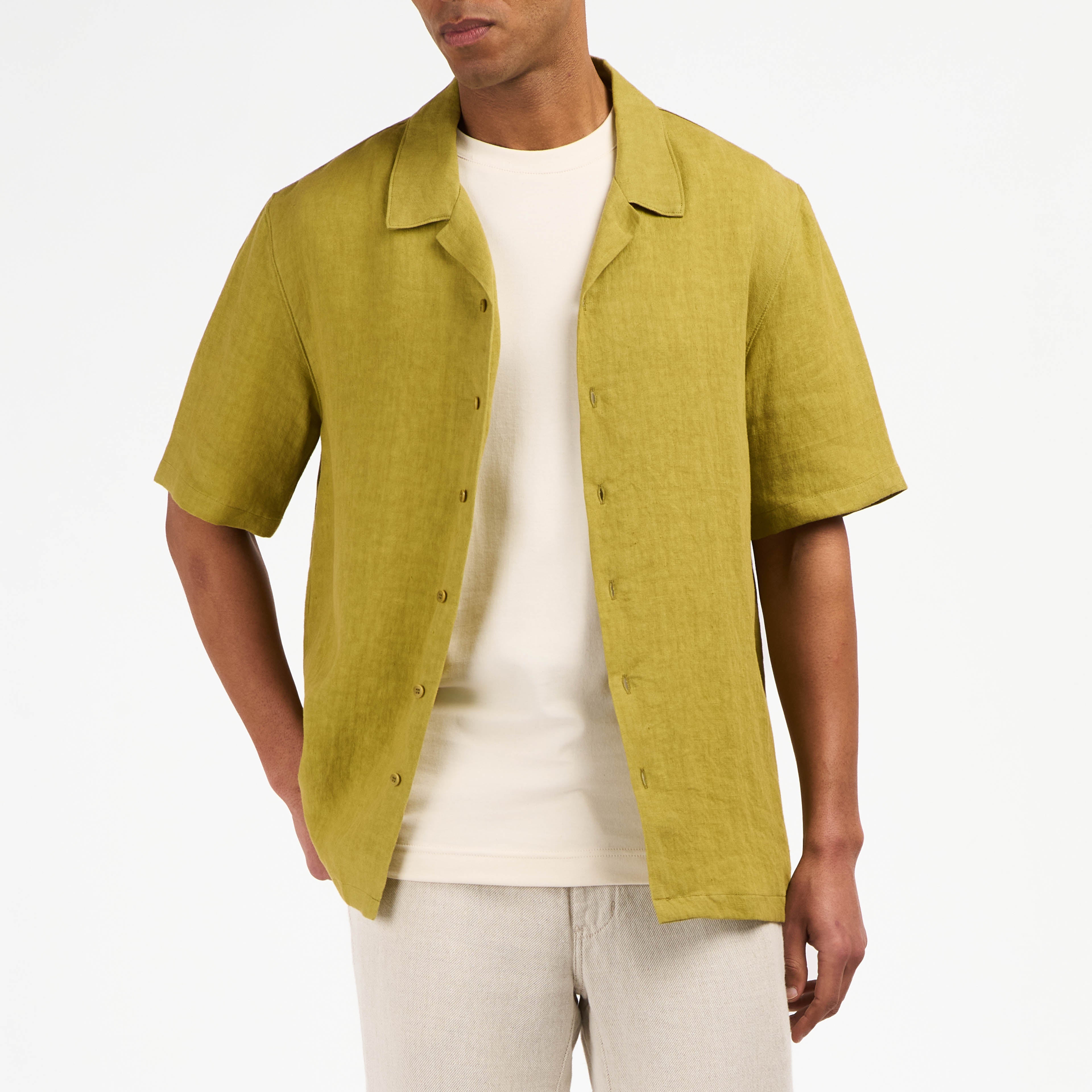 atelier-tuffery-chemisette-anduze-homme-lin-olive-droite image 4