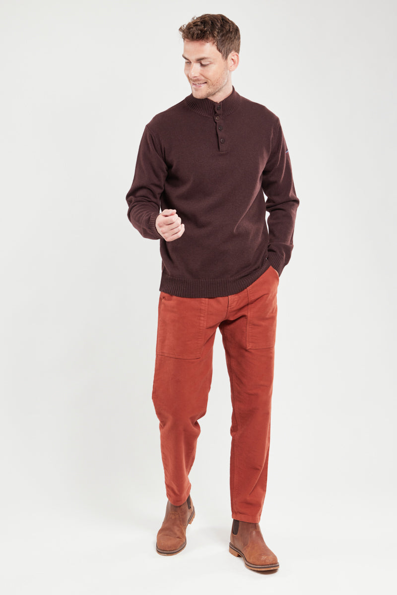 armor-lux-pull-col-boutonn-homme-100-laine-coupe-droite image 3
