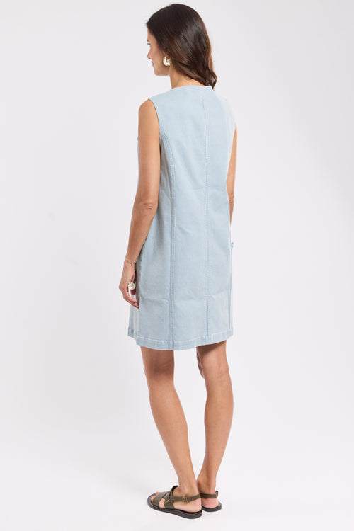 armor-lux-robe-d-bardeur-femme-toile-ray-e-poches image 6