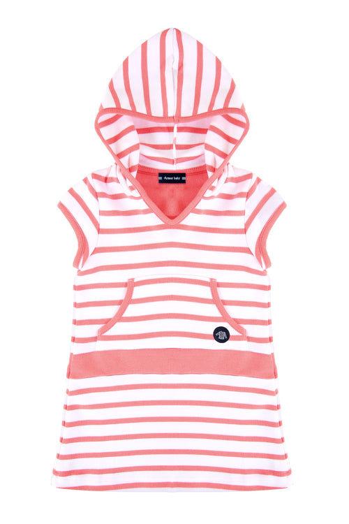 armor-lux-h-ritage-robe-b-b-coton-capuche-poche image 2