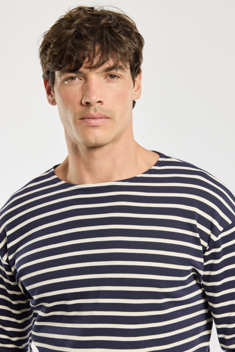 armor-lux-marini-re-loctudy-marini-re-homme-coton-pais-260g-m-col-bateau image 2