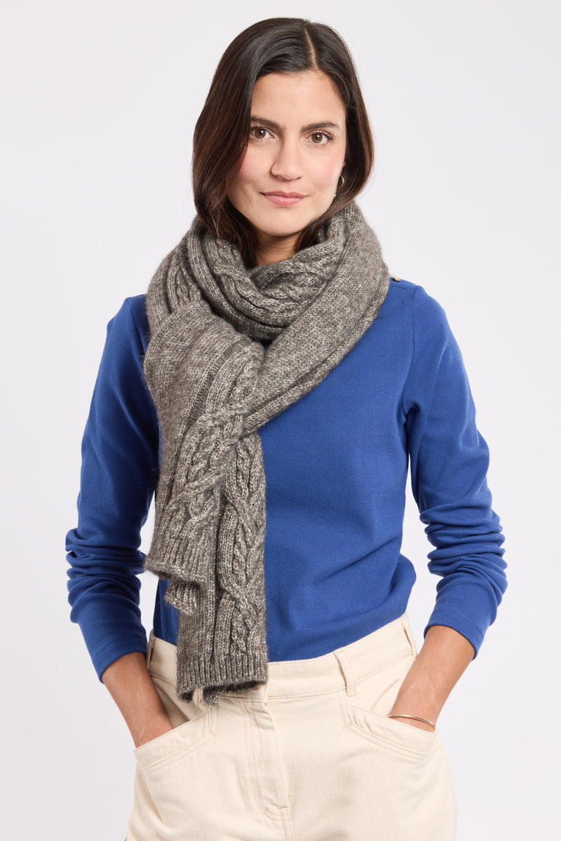 armor-lux-charpe-torsades-femme-coton-et-laine image 2