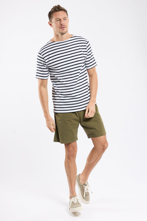 armor-lux-h-ritage-marini-re-homme-ray-e-manches-courtes-col-bateau image 4