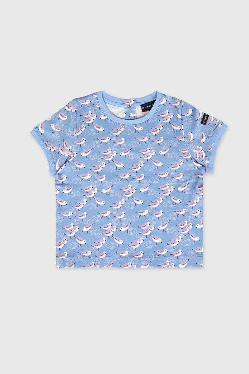 armor-lux-t-shirt-b-b-oiseaux-coton-jersey-manches-courtes image 1