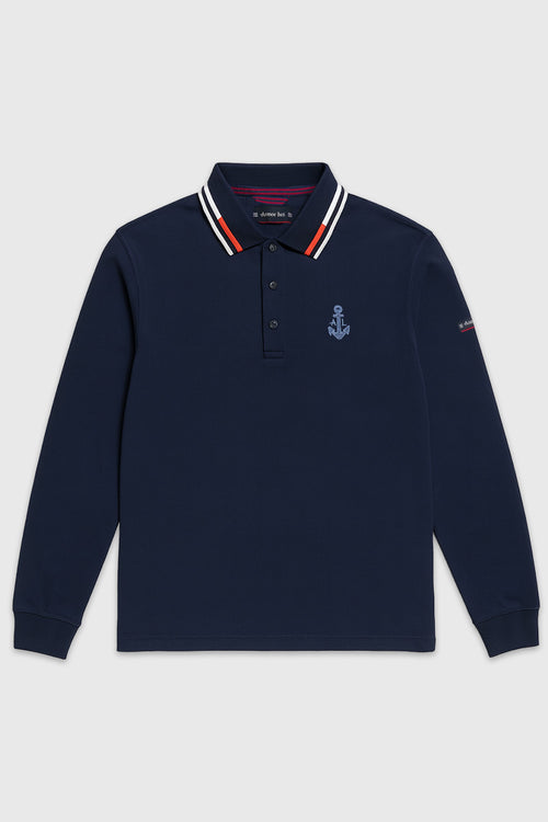 armor-lux-polo-manches-longues-homme-coton-piqu-3 image 5
