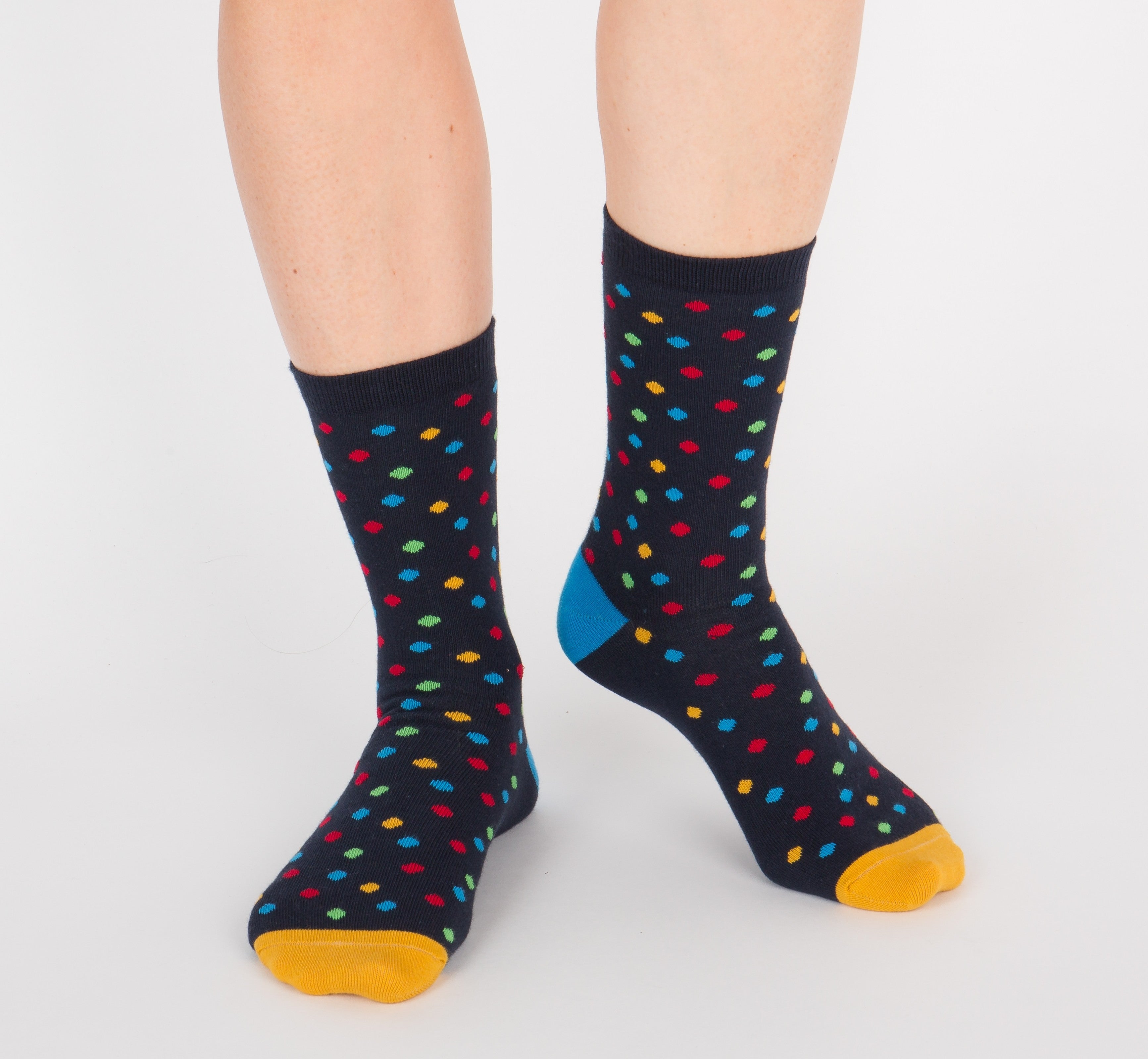 archiduchesse-confettis-chaussettes-fantaisie-courtes-bleues image 2