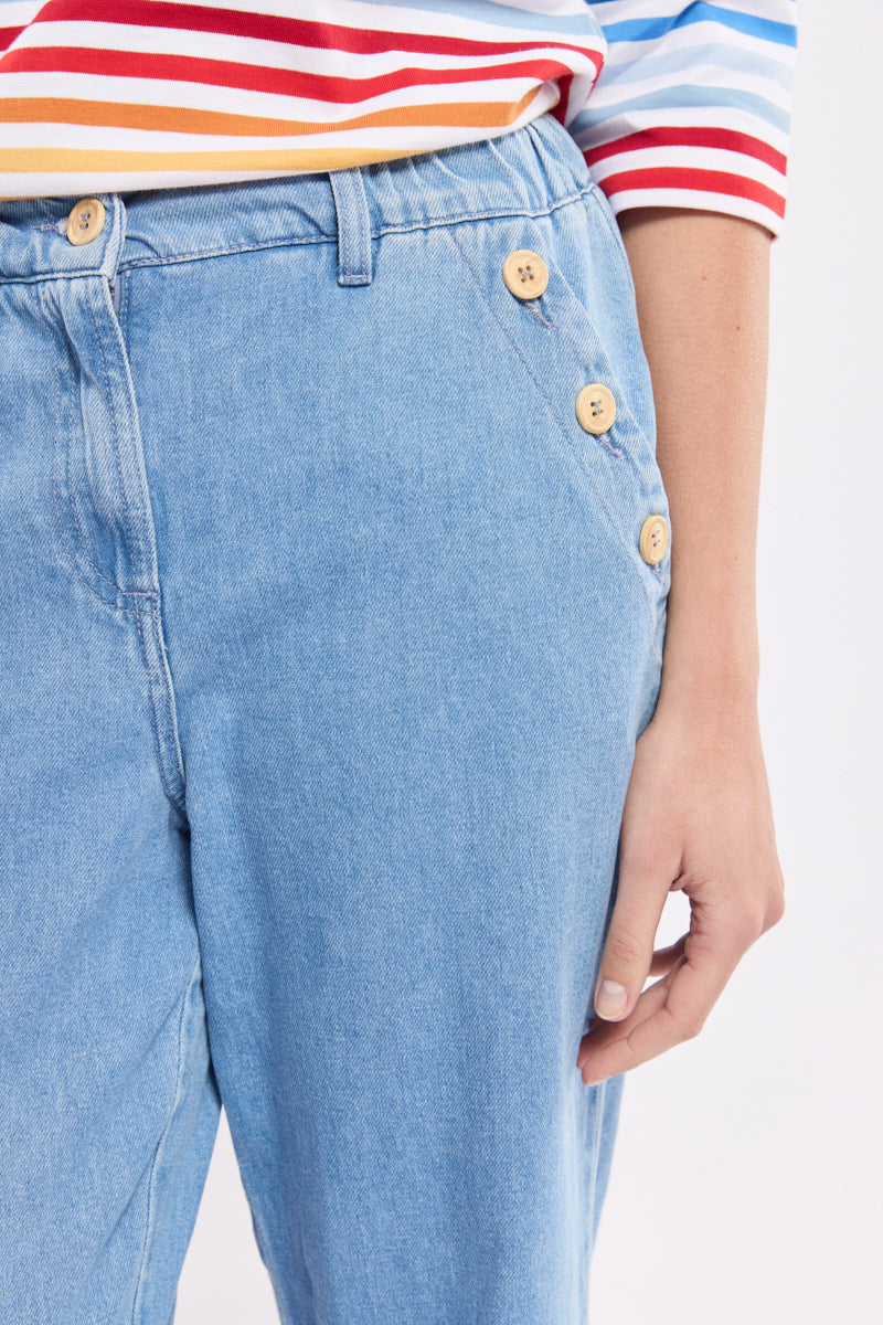 armor-lux-pantalon-pont-femme-denim-100-coton image 3