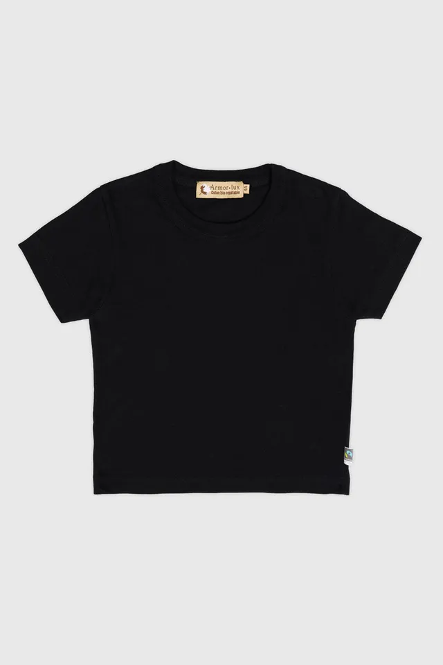 armor-lux-t-shirt-enfant-uni-coton-quitable-manches-courtes image 1