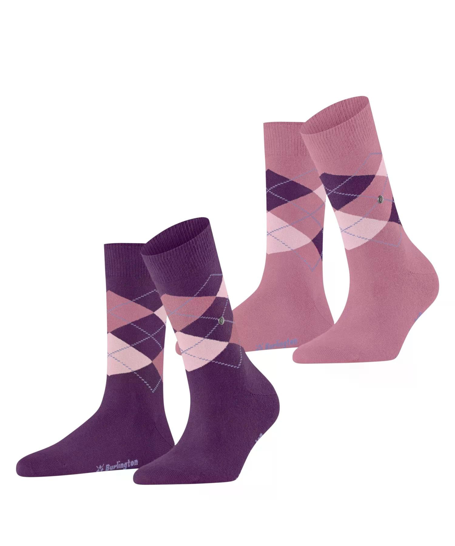 burlington-everyday-argyle-chaussettes-opaques-femme-coton-biologique image 7