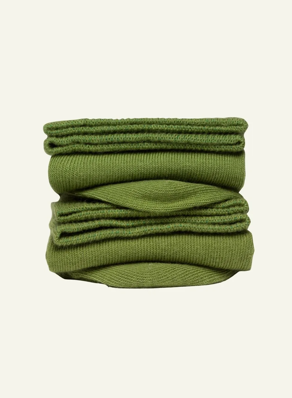 archiduchesse-de-ville-vert-olive-chaussettes-mi-mollet-coton image 1