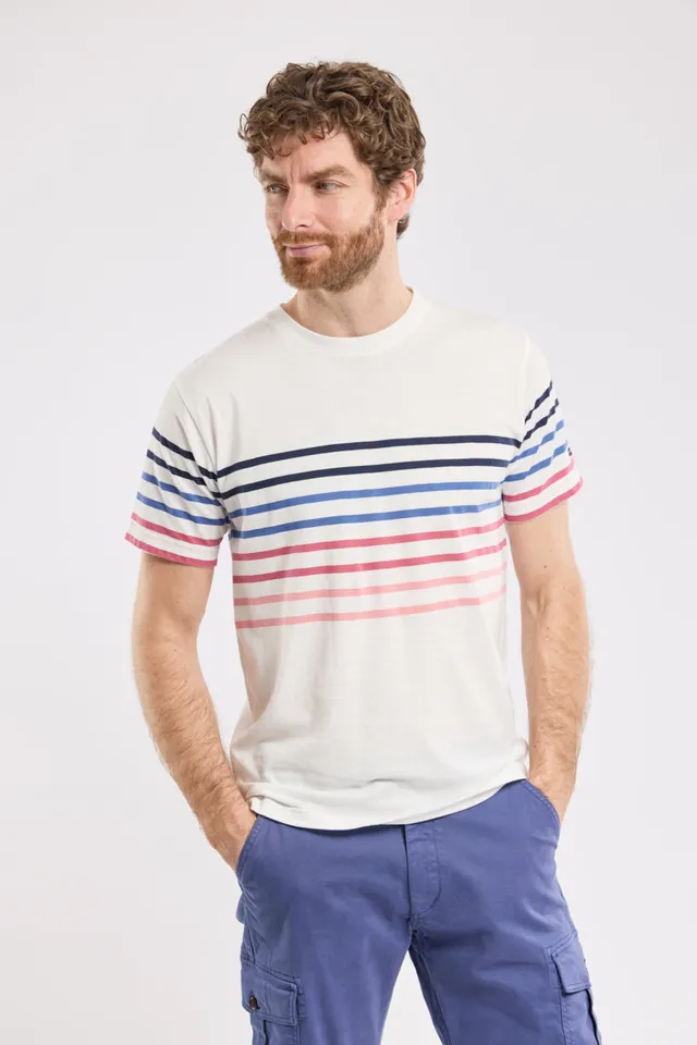 armor-lux-t-shirt-ray-homme-coton-l-ger-4-couleurs image 1