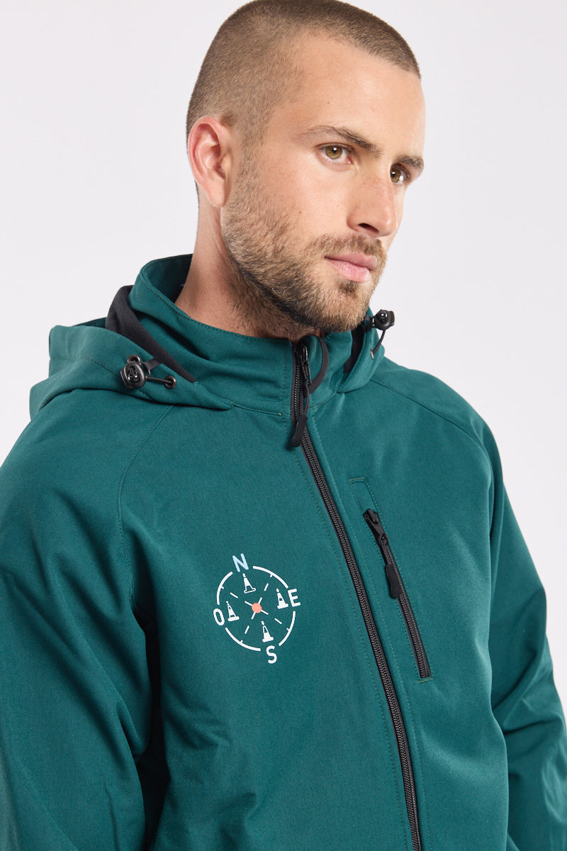 armor-lux-veste-softshell-homme-d-perlante-capuche image 2