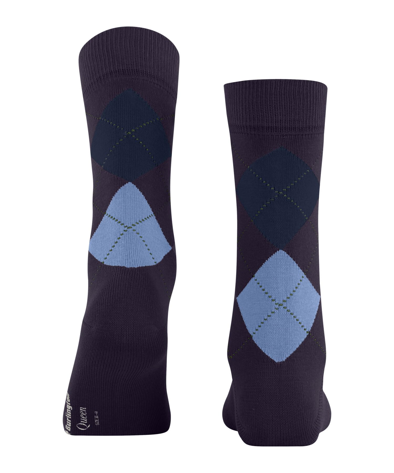 burlington-queen-chaussettes-femme-coton-bio-rouge-wineberry-8761-41-45 image 2