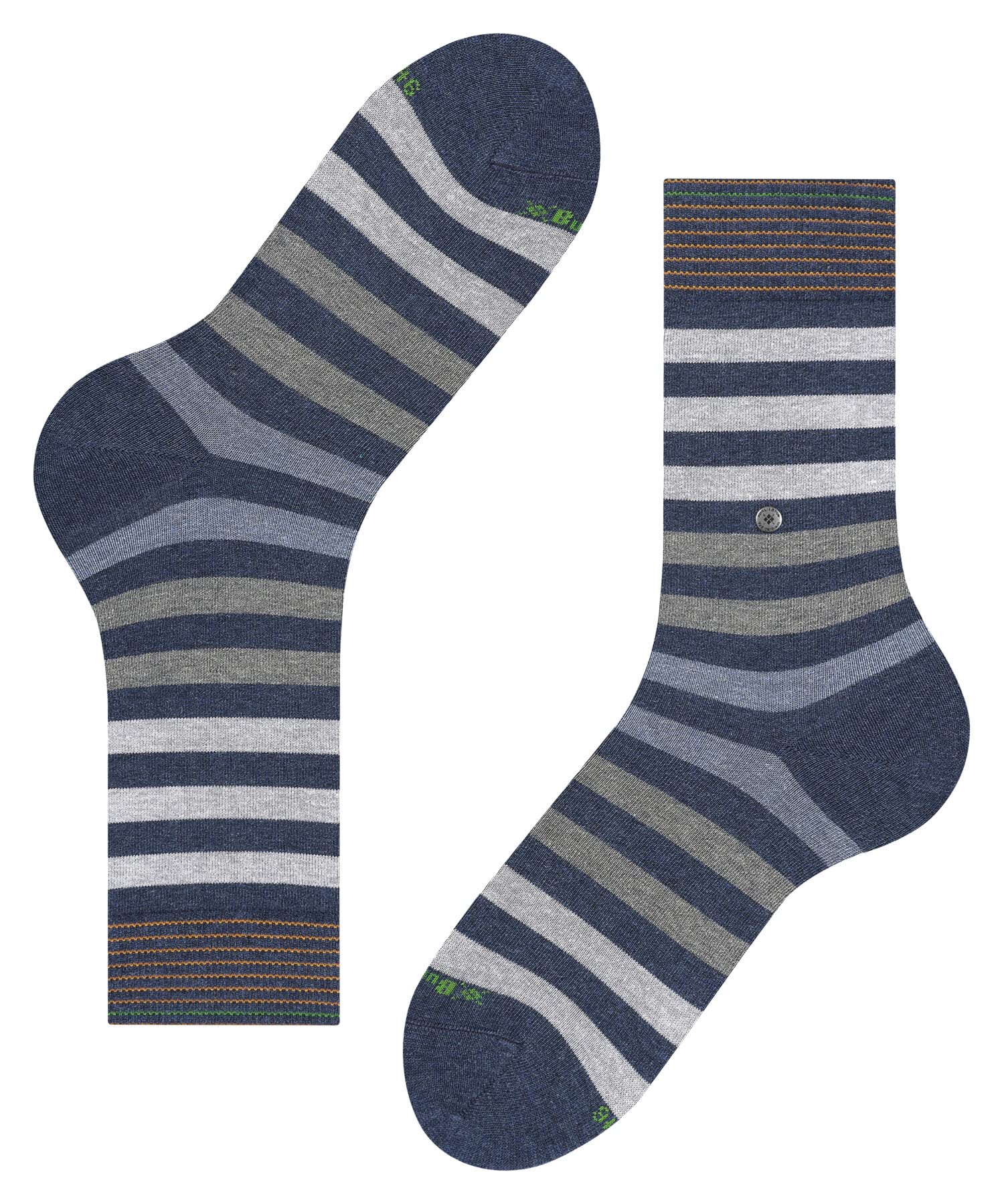 burlington-blackpool-chaussettes-homme-coton-bleu-dark-blue-melange-6688-40-46 image 5