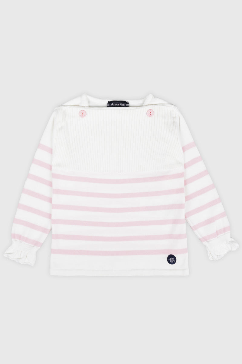 armor-lux-pull-ray-kids-coton-col-bateau image 1