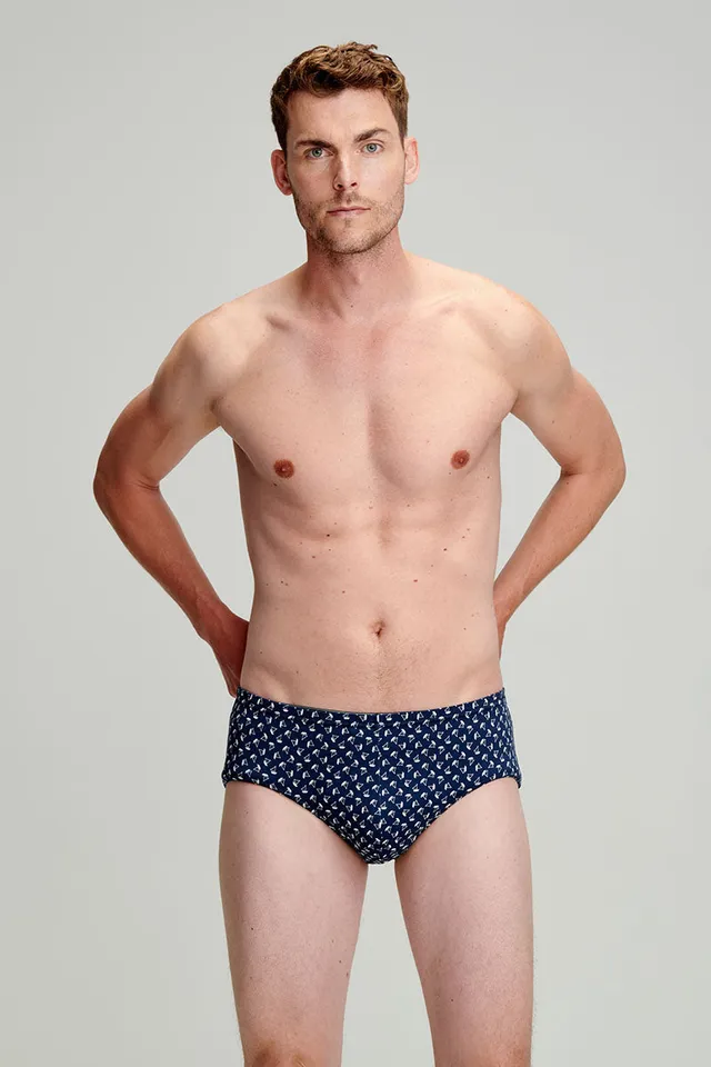 armor-lux-slip-homme-motifs-voiliers-coton-bio image 1