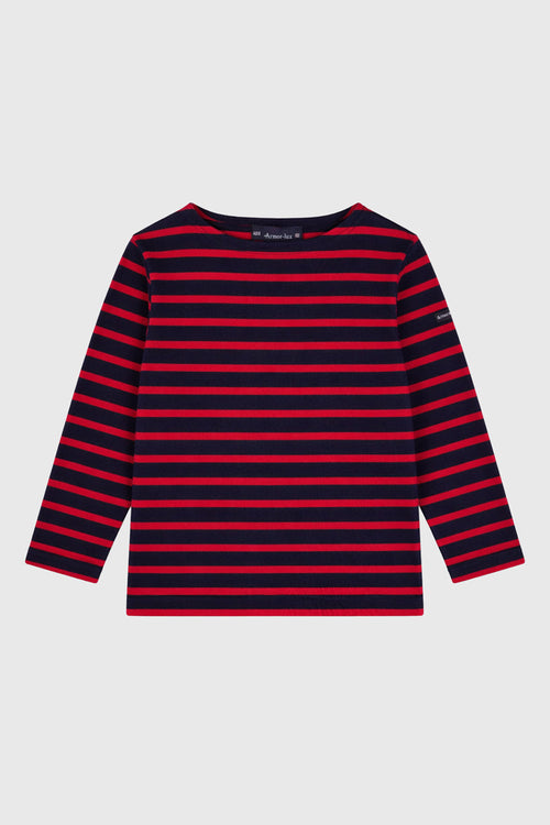 armor-lux-marini-re-enfant-coton-pais-210-g-m-manches-longues-2 image 2