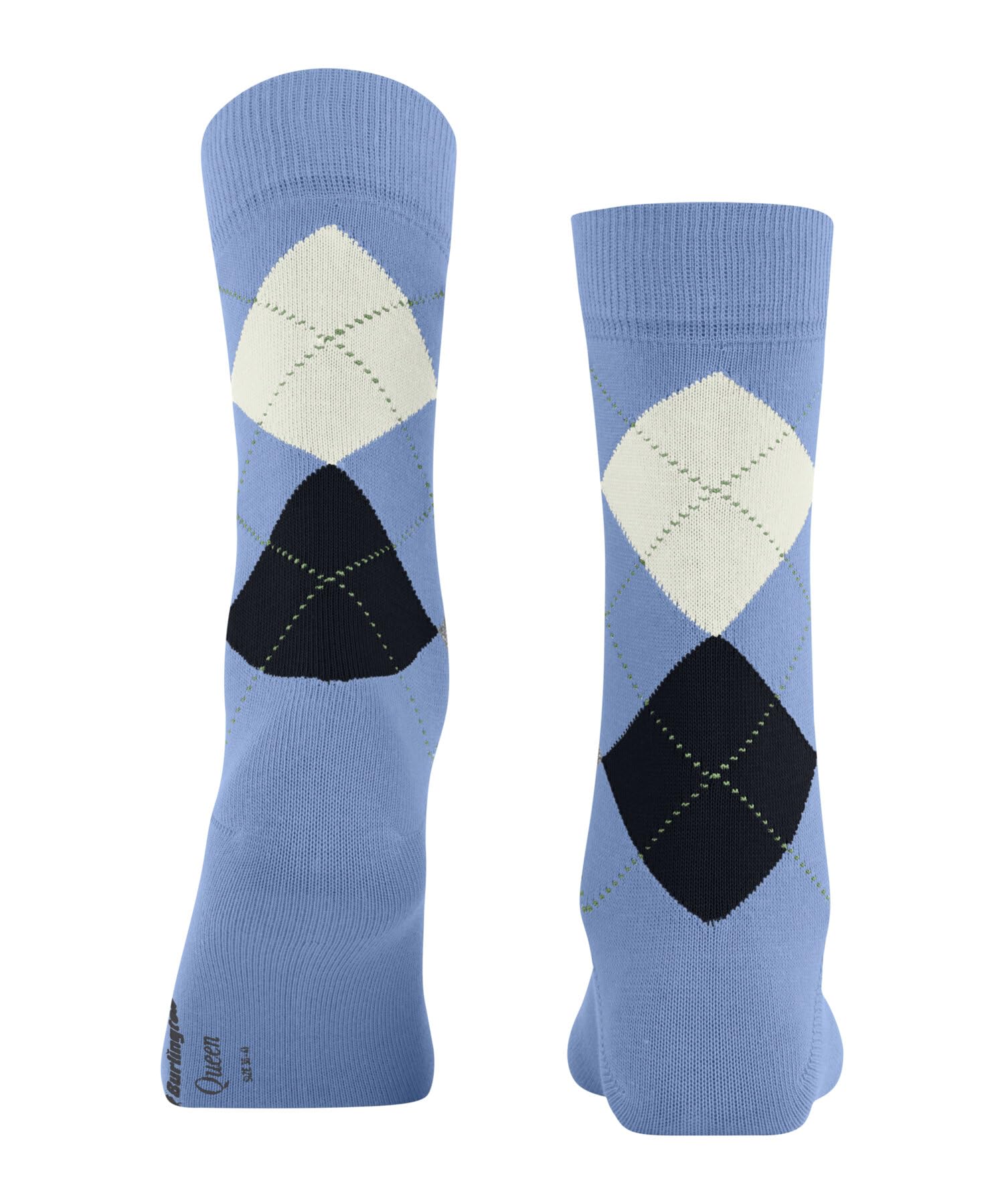 burlington-queen-chaussettes-femme-bleu-bleue-6543-36-41 image 2