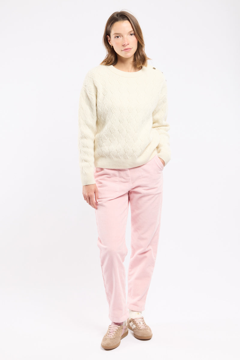 armor-lux-pantalon-velours-coupe-droite-femme-coton image 2