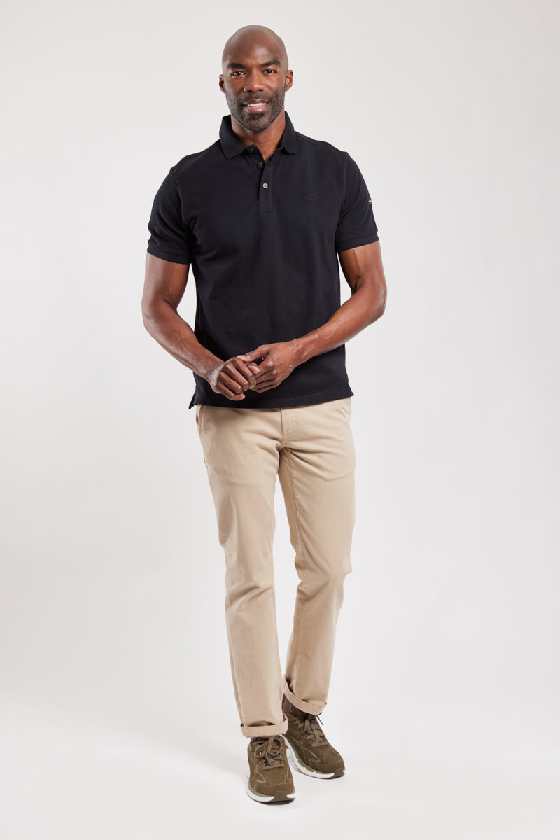 armor-lux-ploneis-polo-homme-coton-piqu-uni image 3