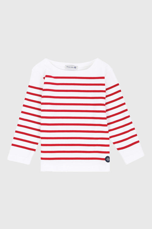 armor-lux-marini-re-enfant-ray-e-bretonne-coton-interlock-col-bateau-2 image 2