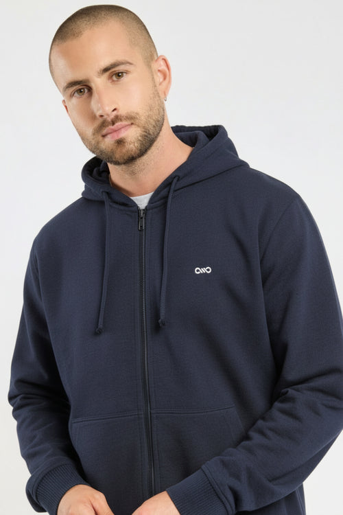 armor-lux-hoodie-zipp-unisexe-coton-et-lyocell image 3