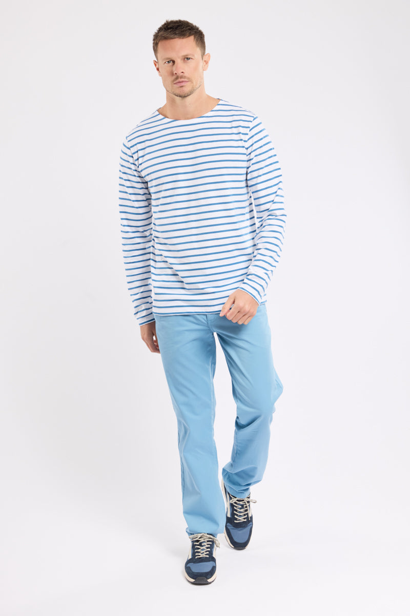 armor-lux-marini-re-ploz-vet-coton-l-ger-homme-col-bateau image 3