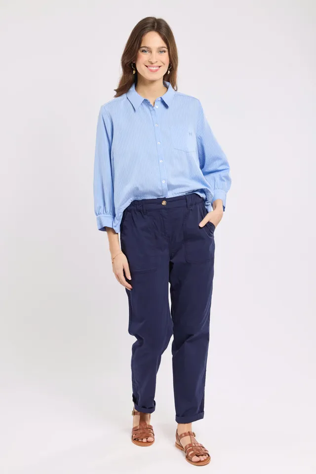 armor-lux-chino-femme-taille-lastique-coton-stretch image 1