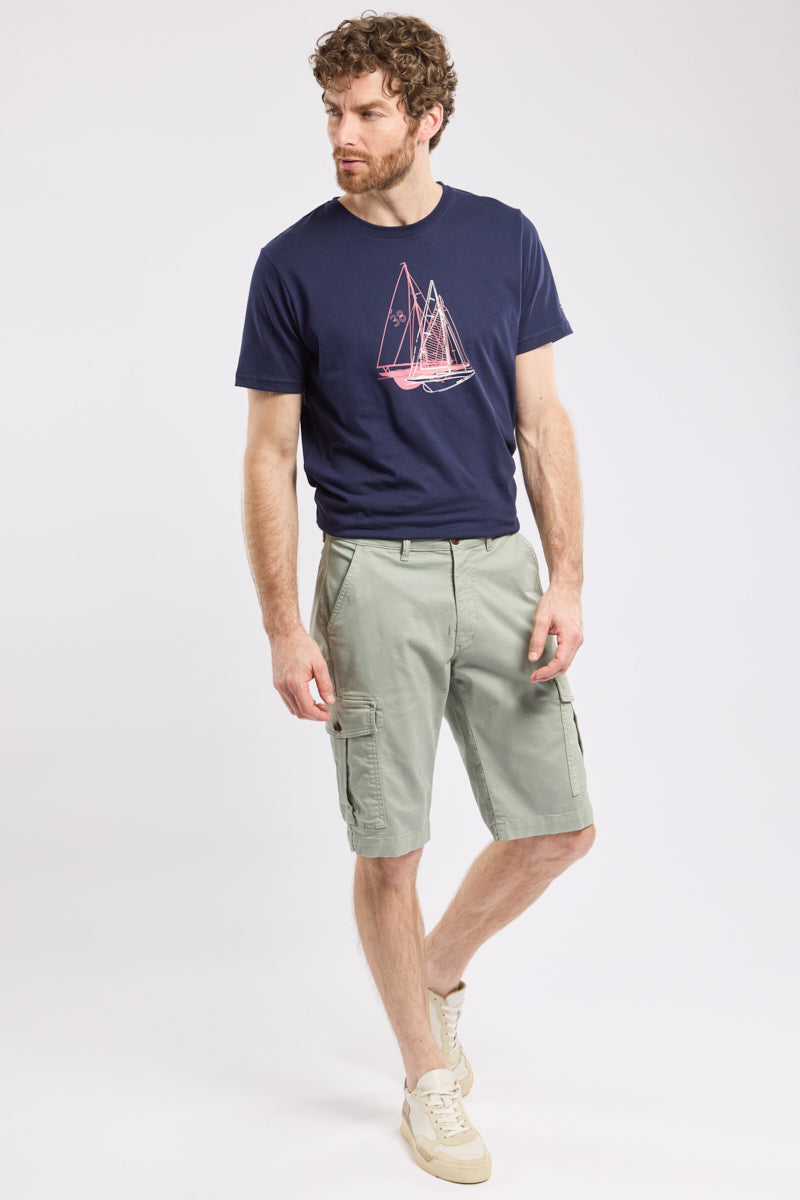 armor-lux-bermuda-cargo-coton-homme image 1