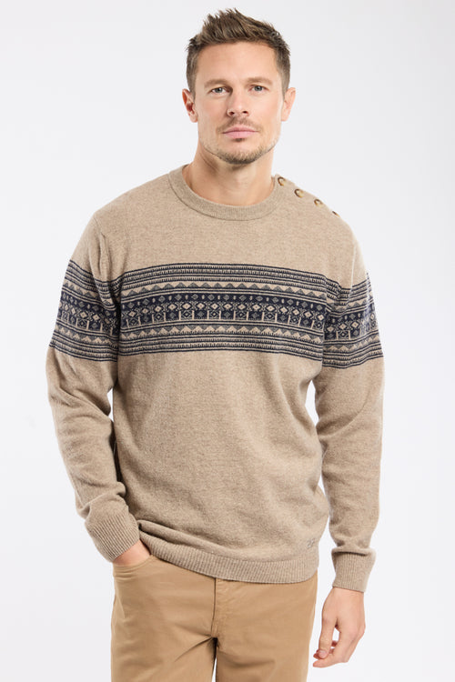 armor-lux-pull-marin-jacquard-homme-80-laine image 2
