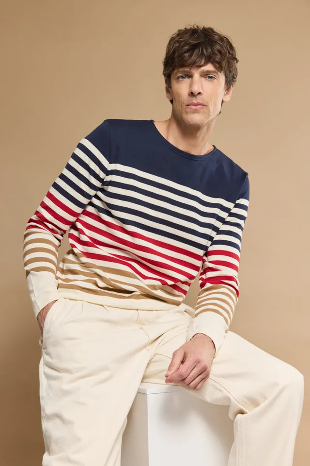 armor-lux-marini-re-f-te-des-p-res-homme-coton-rustique image 1