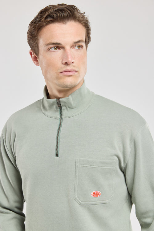 armor-lux-fouesnant-sweat-homme-col-zipp-coton-pais image 3